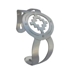 Pulsera Calada Bañada en Plata