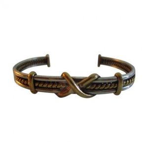 Pulsera Triple Alambre Alpaca Tranquera