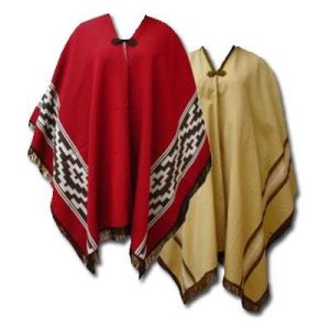 Poncho Artesanal Para Niño T.4