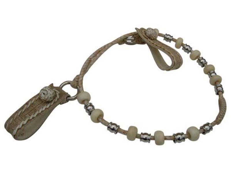 Cuenta Ganado Alpaca y Hueso Con Presilla