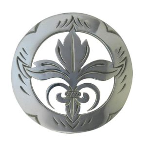 Prendedor De Alpaca Bañado En Plata Calado Diseños Varios