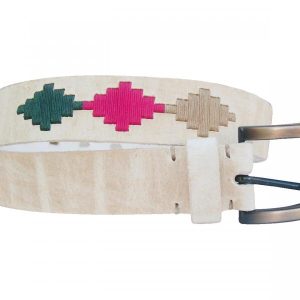 Cinto De Cuero Crudo Para Niño