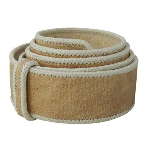 Lonja De Cuero Crudo Costura simple