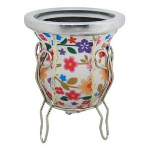 Mate Vuelo de Vidrio y Cuero