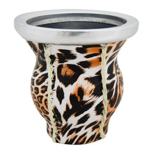 Mate Copita de Vidrio y Cuero