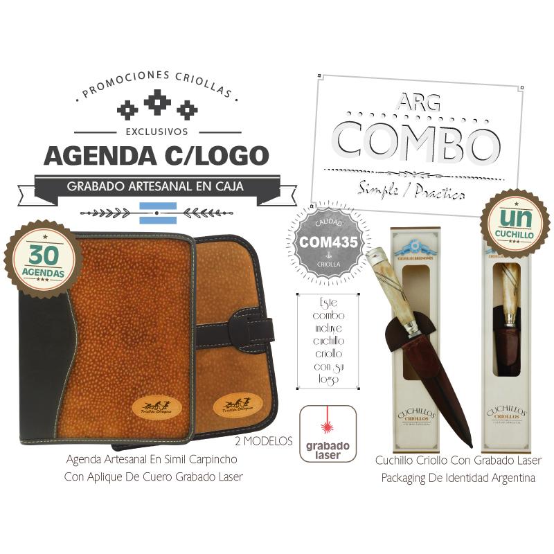 Combo (30 Agendas Grabadas) + Un Cuchillo Grabado De Regalo