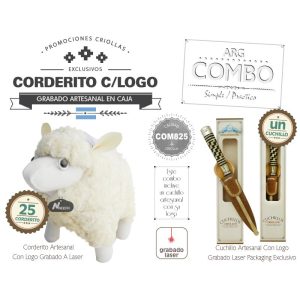 Combo (25 Corderitos Grabados) + Un Cuchillo Grabado De Regalo