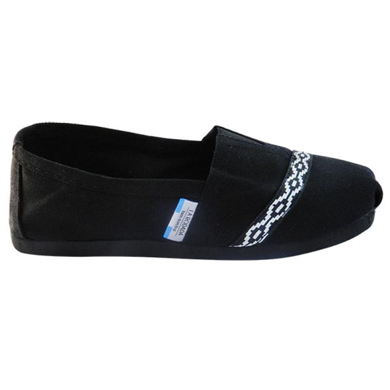 Alpargatas La Rodada De Lona Y Guarda Con Fondo De Goma Nº 34 - Imagen 4