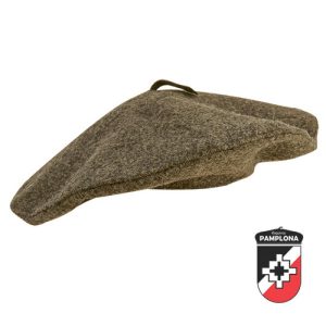 Boina Pamplona De Paño Lisa Clásica Vuelo Mujer 28 cm