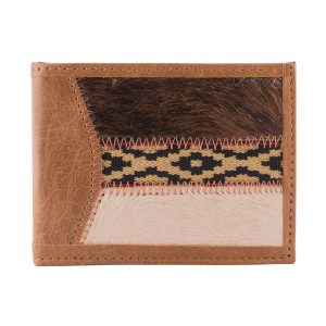 Billetera De Cuero y Pelo