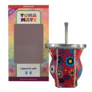 Mate De Vidrio Motivos Surtidos Con Caja