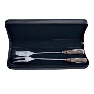 Juego Parrillero Con Estuche De Cuero