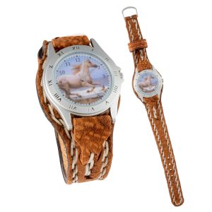 Reloj Malla Partida de Carpincho para hombre
