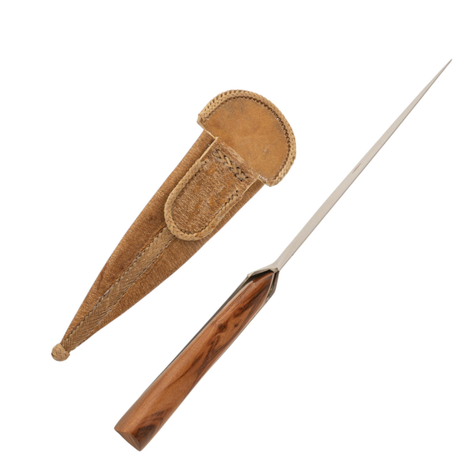 Cuchillos Mango De Madera Y Alpaca Con Hoja De Tuzar Acero Inoxidable Schmieden 14 Cm Estilo TUZAR CRIOLLO - Imagen 4