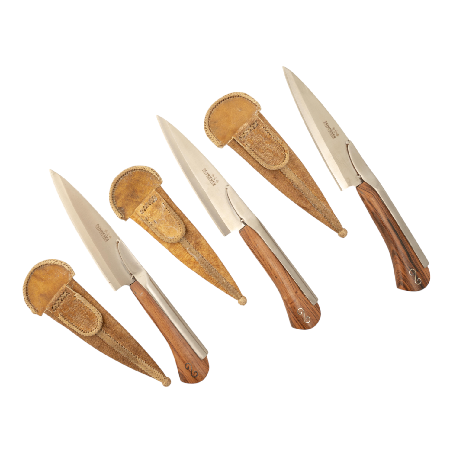 Cuchillos Mango De Madera Y Alpaca Con Hoja De Tuzar Acero Inoxidable Schmieden 14 Cm Estilo TUZAR CRIOLLO - Imagen 7