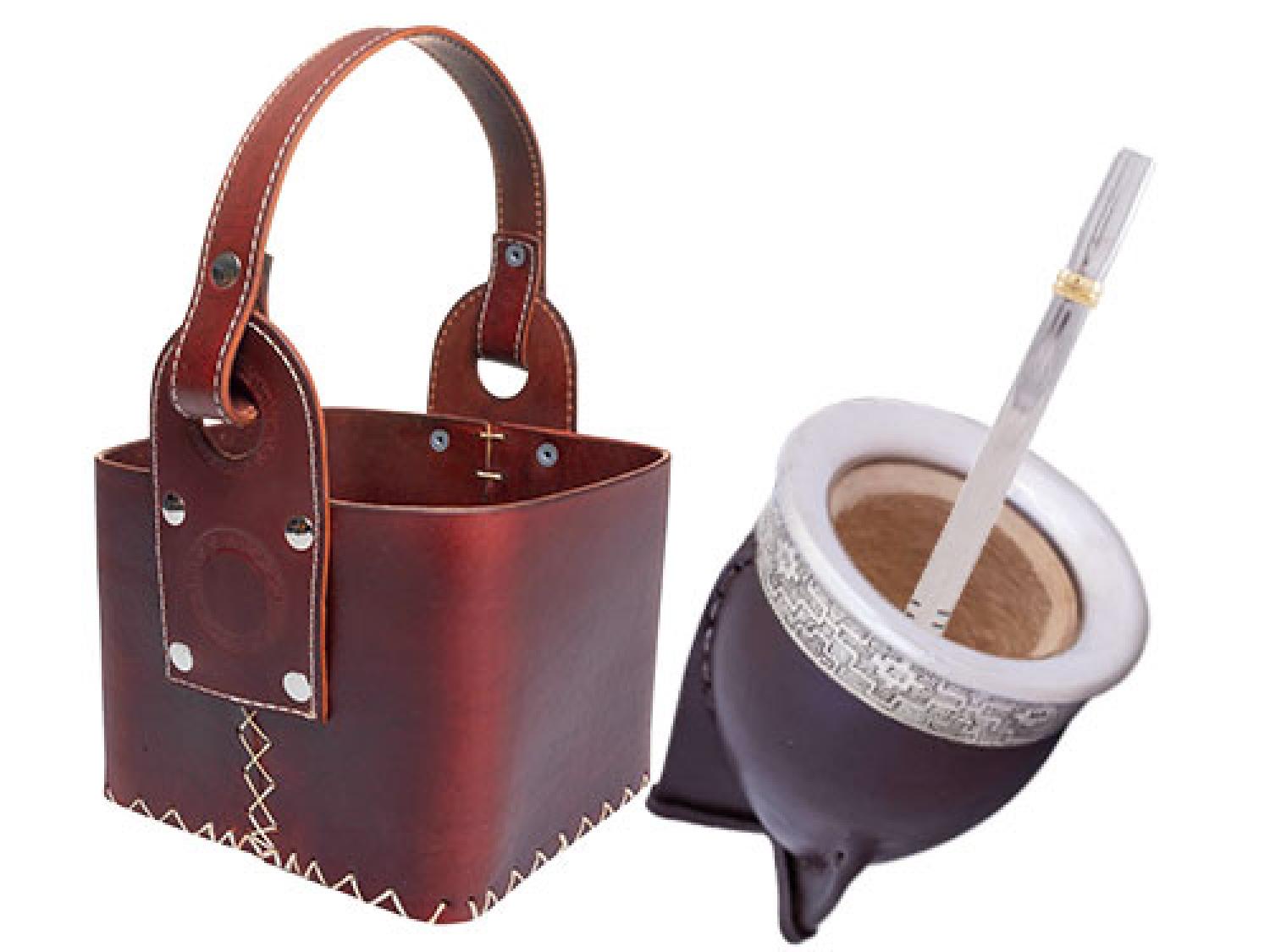 Set De Matera Canasta Mates Y Bombilla - Imagen 3