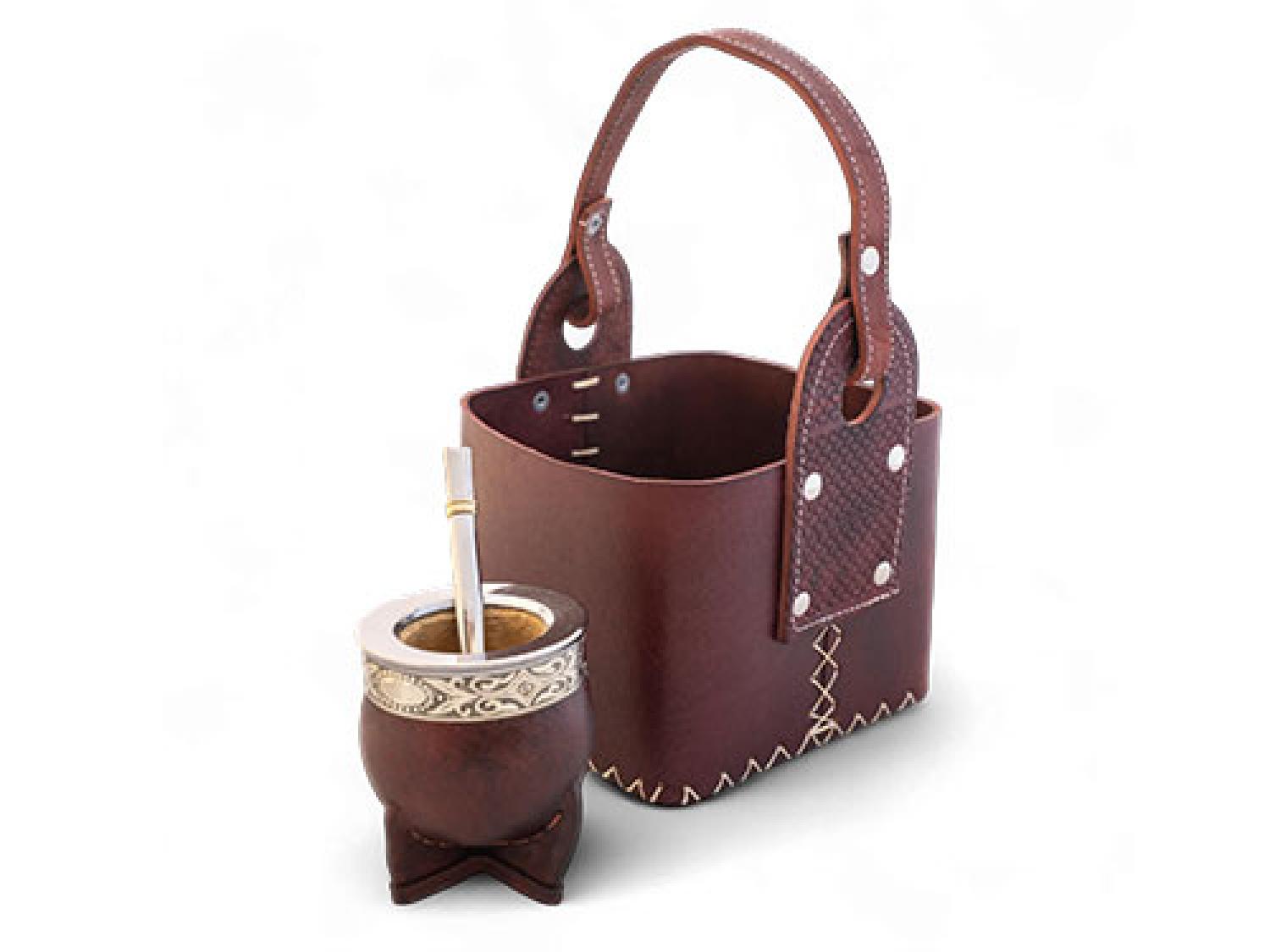 Set De Matera Canasta Mates Y Bombilla - Imagen 4