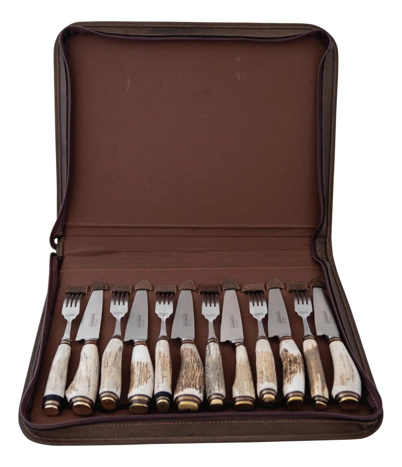 Juego De Cubiertos En Ciervo - Imagen 2