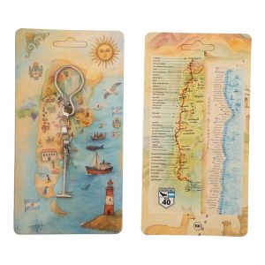 Llavero de alpaca con blister tematico