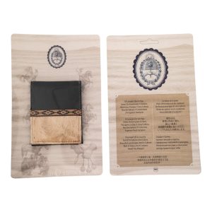 Billetera de cuero en Blister