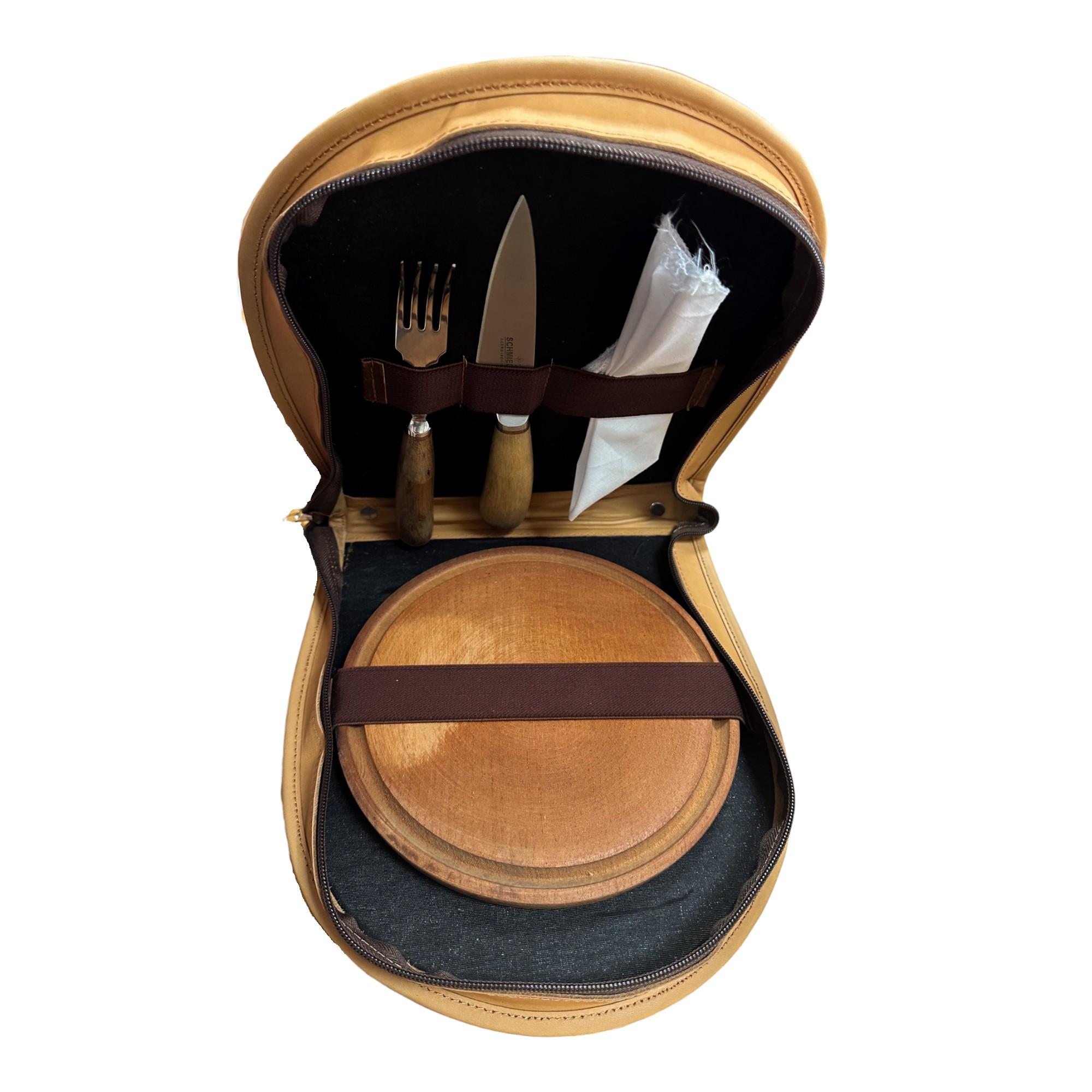 Juego de Pic-Nic Individual SCHMIEDEN con Estuche Camuflado con Cuero Premium - Imagen 2