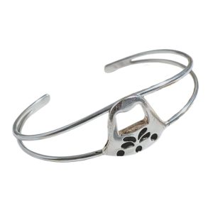 Pulsera Doble Bañada En Platino