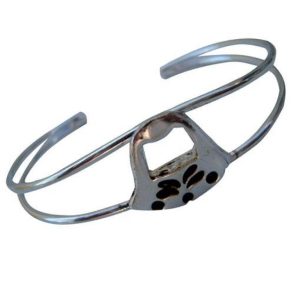 Pulsera Doble Bañada En Platino