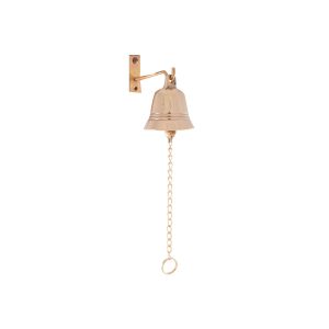 Campana De Bronce Con Cadena y Soporte