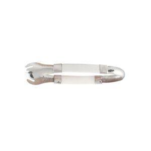 Pinza Artesanal En Hueso y Alpaca