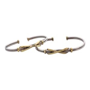 Pulsera Doble Alambre Alpaca Tranquera