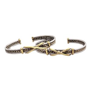 Pulsera Triple Alambre Alpaca Tranquera