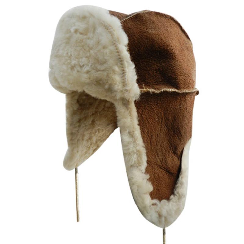 Gorro de Lana de Oveja Estilo Aviador - Imagen 3