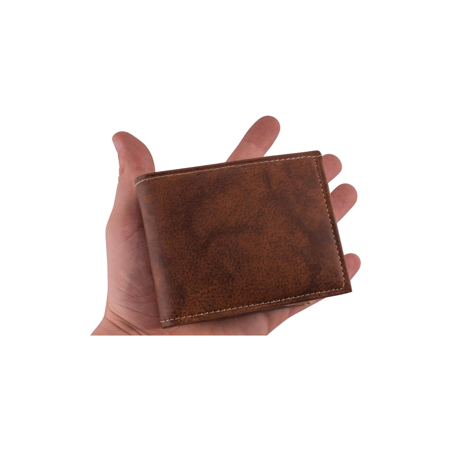 Billetera De Cuero Con 2 Volantes - Imagen 13