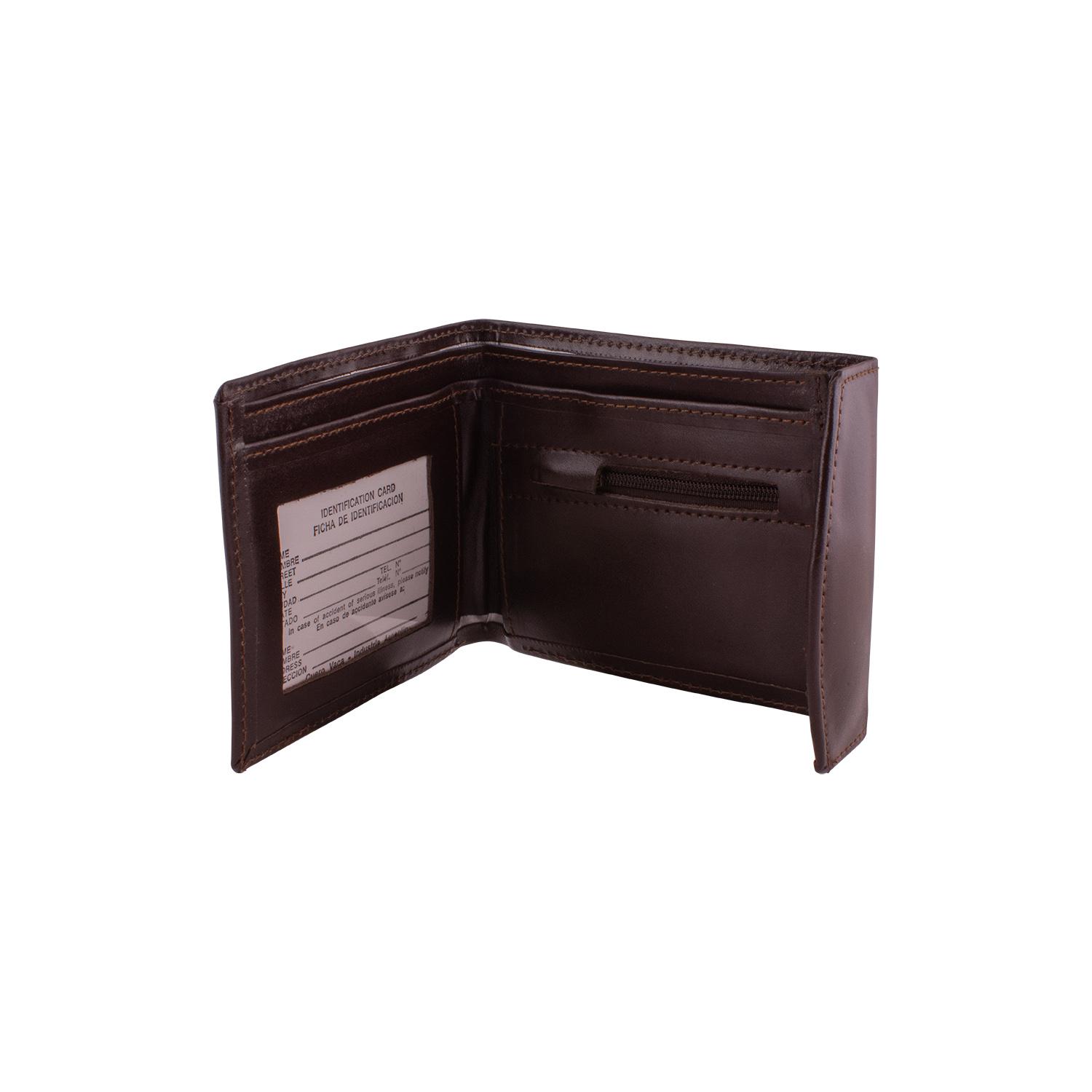 Billetera De Cuero Elegante Con Solapa - Imagen 6