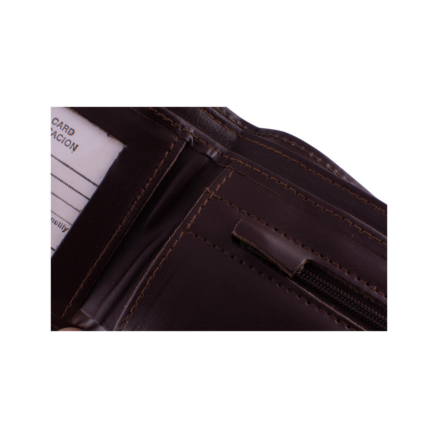 Billetera De Cuero Elegante Con Solapa - Imagen 9