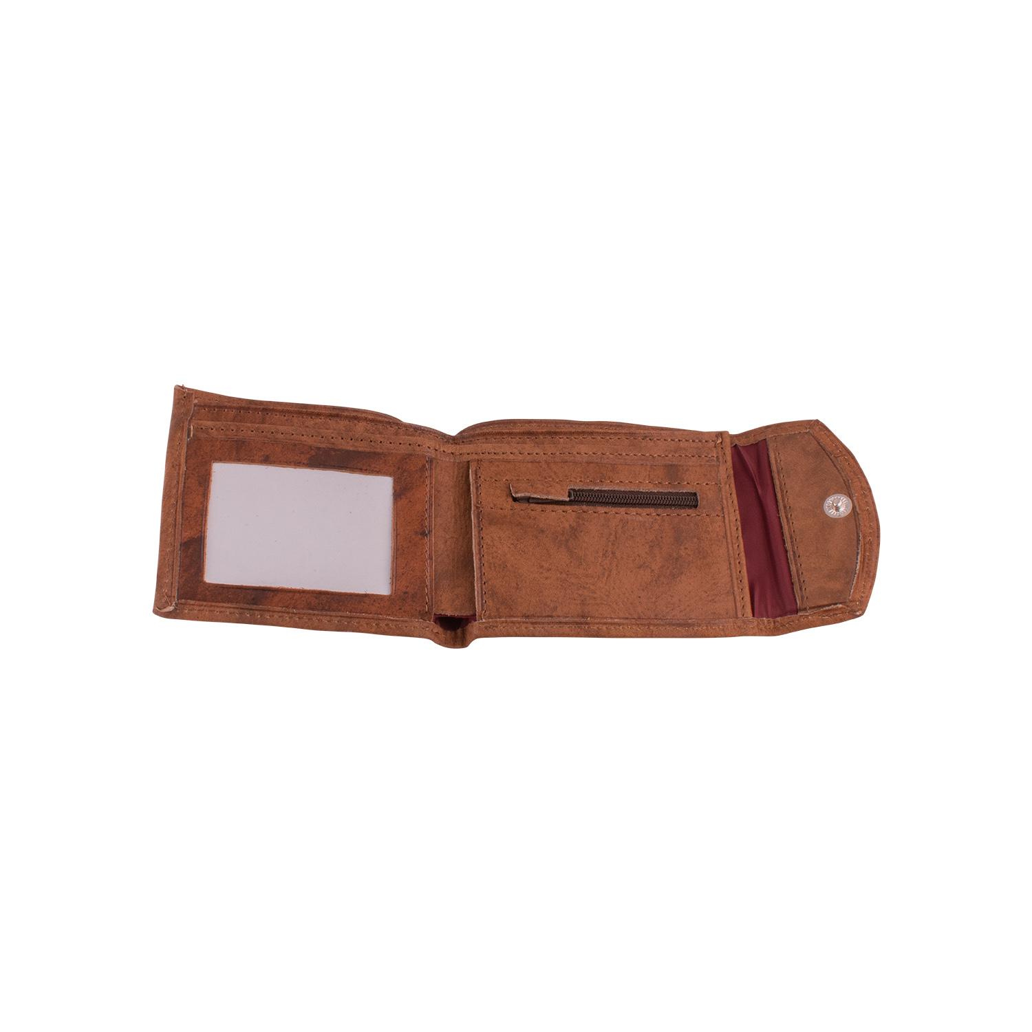 Billetera De Cuero Elegante Con Solapa - Imagen 13