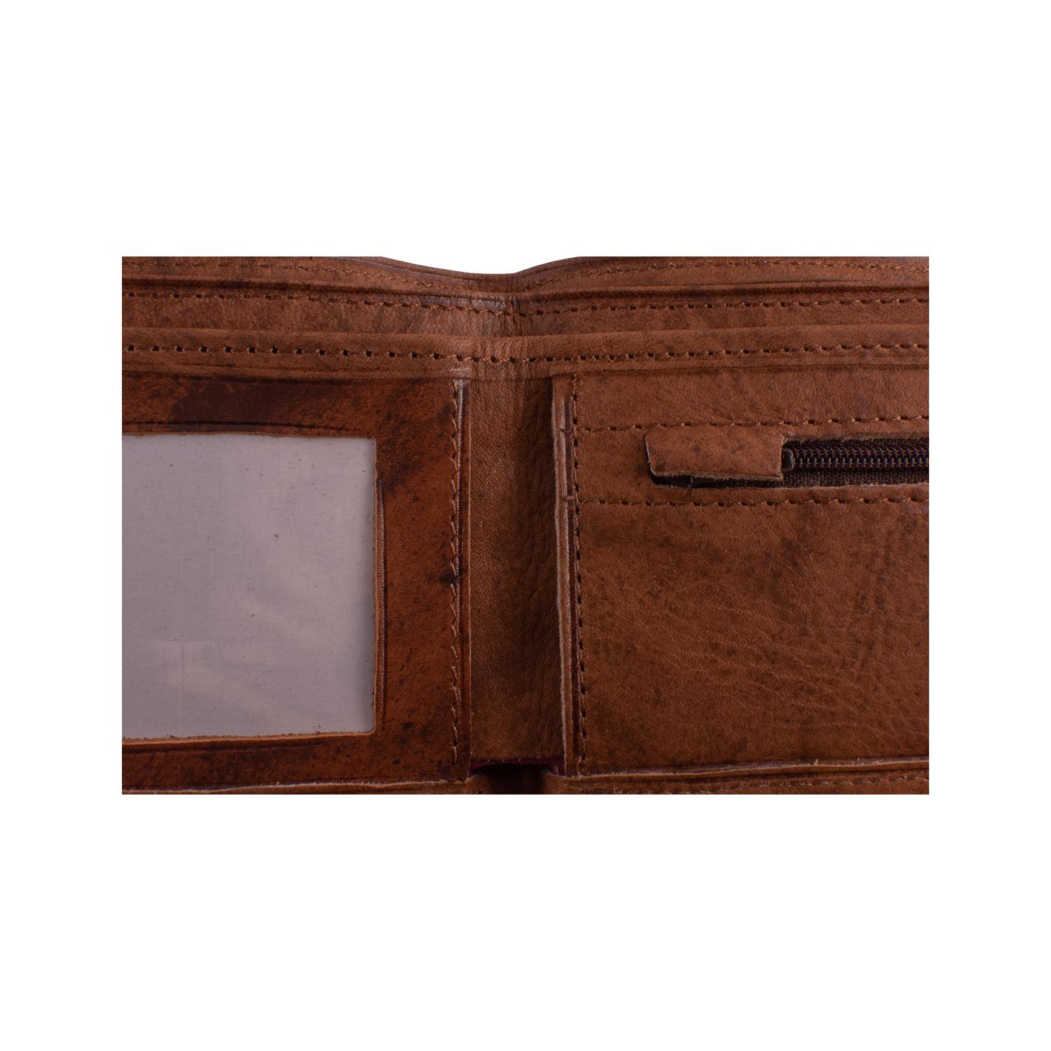 Billetera De Cuero Elegante Con Solapa - Imagen 16