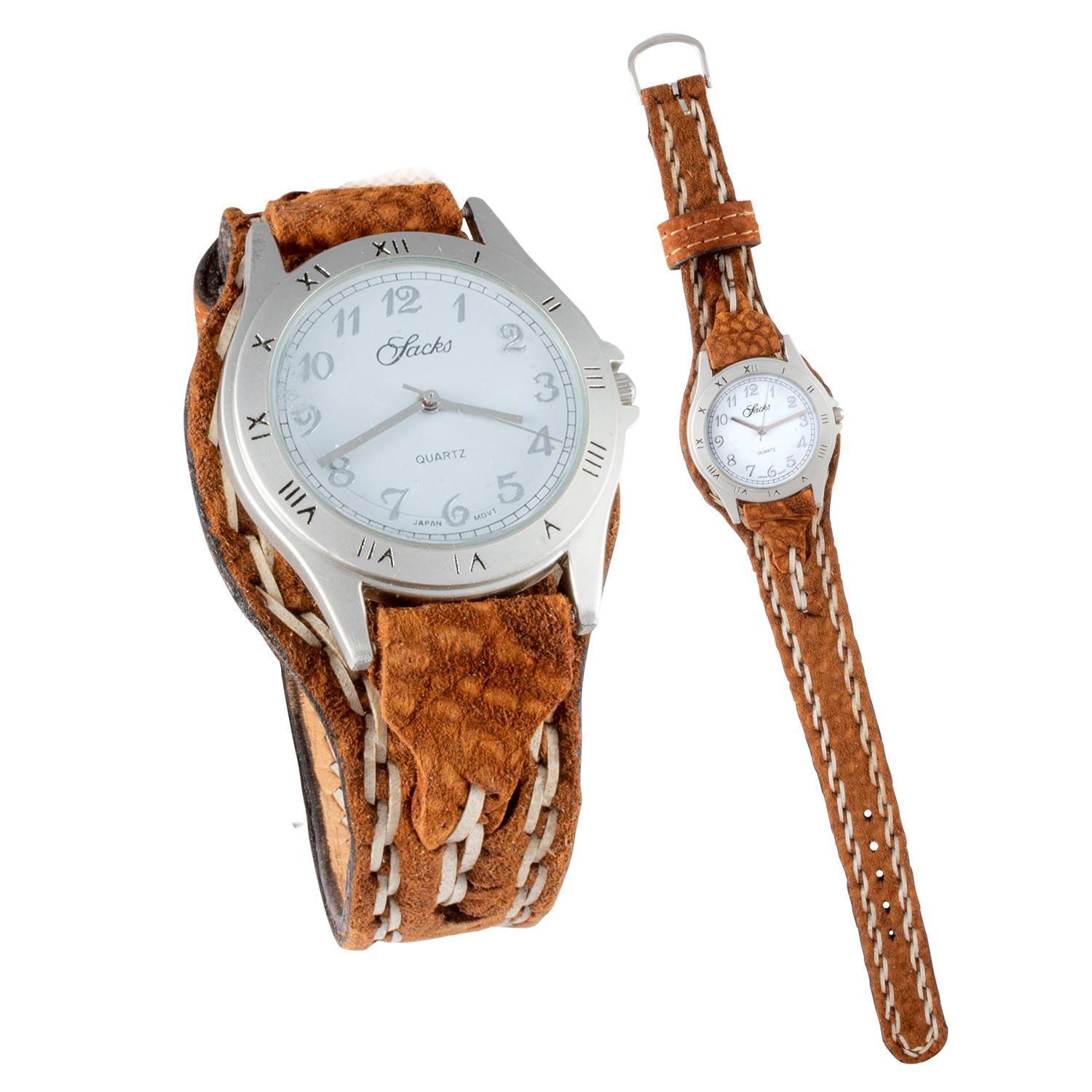 Reloj con Malla Entera de Carpincho para dama - Imagen 3