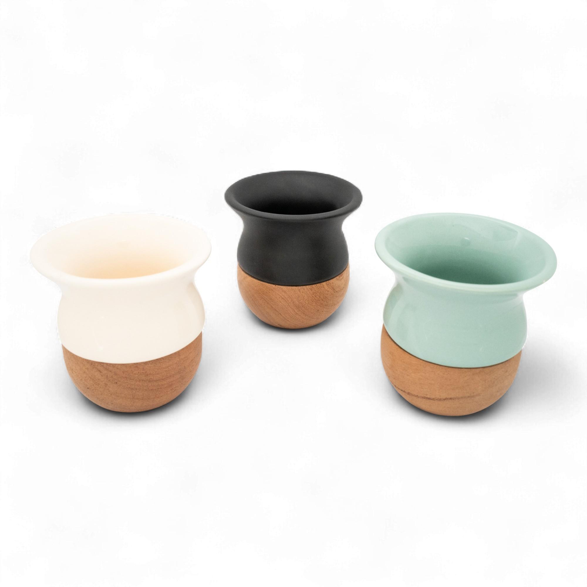 Mate de Ceramica Y Madera - Imagen 5