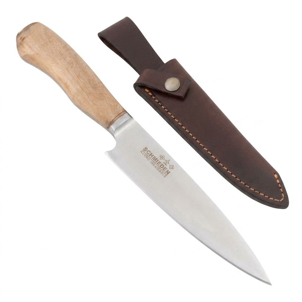 Cuchillo Regional Madera 14 Cm Acero Inox Vaina Monte - Imagen 2